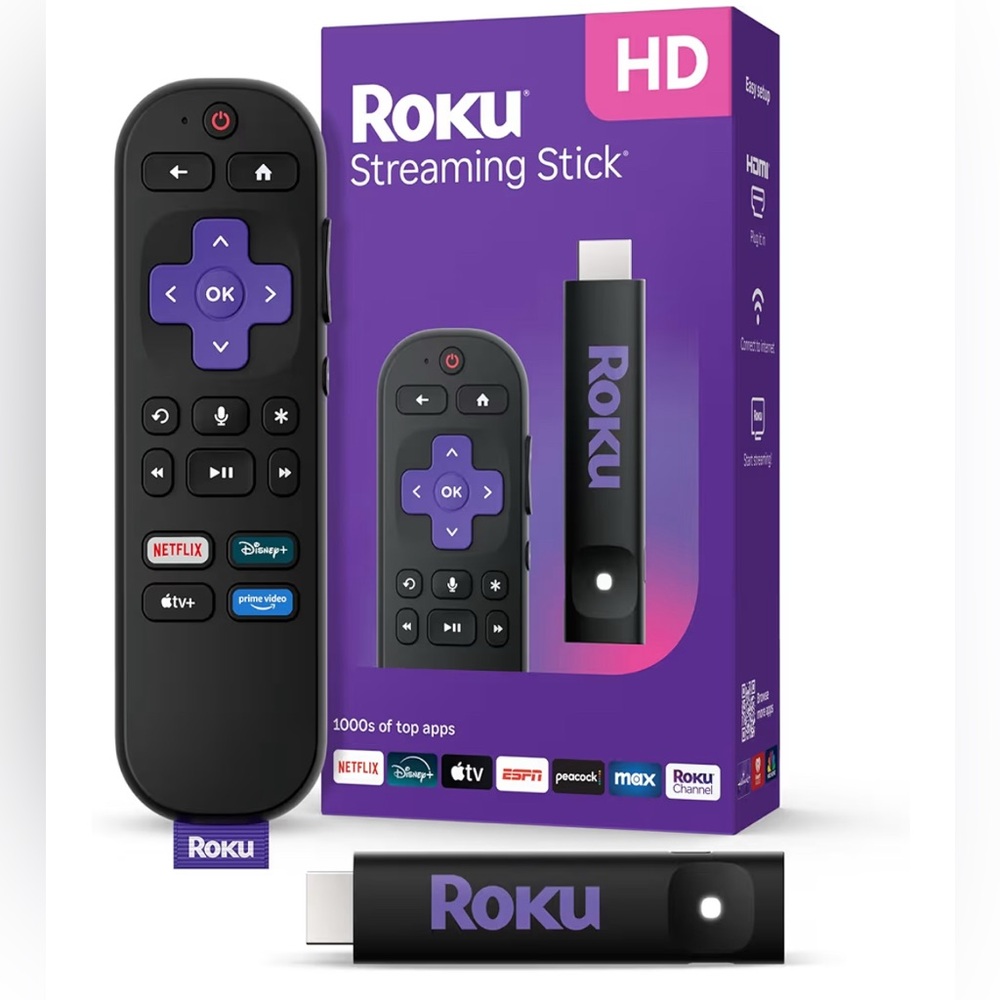 Roku Streaming Stick HD 2025 NIB🔥